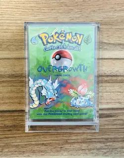 1999 Pokemon Base Set Theme Deck – Overgrowth (Factory Sealed, w/ Acrylic Case) - Image 1