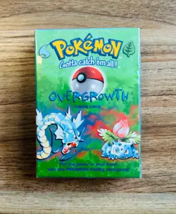 1999 Pokemon Base Set Theme Deck – Overgrowth (Factory Sealed, w/ Acrylic Case) - Image 2