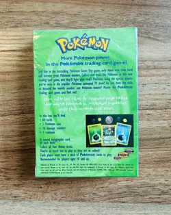1999 Pokemon Base Set Theme Deck – Overgrowth (Factory Sealed, w/ Acrylic Case) - Image 3