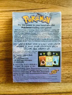 1999 Pokemon Jungle Theme Deck – Water Blast (Factory Sealed, w/ Acrylic Case) - Image 3