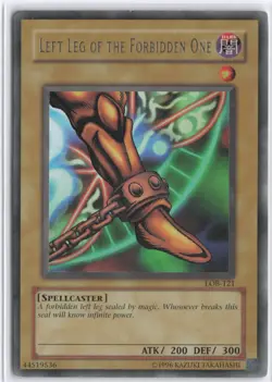 Yugioh - Left Leg of the Forbidden One LOB-121 Unlimited - The Legend of Blue Ey - Image 1