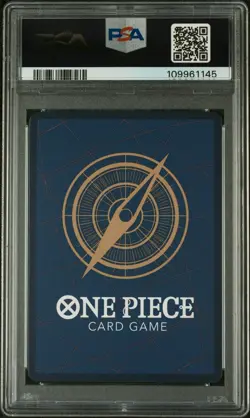 Monkey D. Luffy 2024 One Piece PRB01 - Jolly Roger Foil - #055 PSA 10 - Image 3