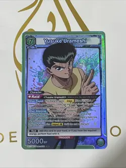 Union Arena Yu Yu Hakusho - Yusuke Urameshi - Super Rare Foil - UE13BT/YYH-1-038 - Image 1