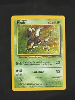 Pinsir 9/64 - Pokemon Jungle Unlimited Holo Rare Card WOTC HP - Image 1
