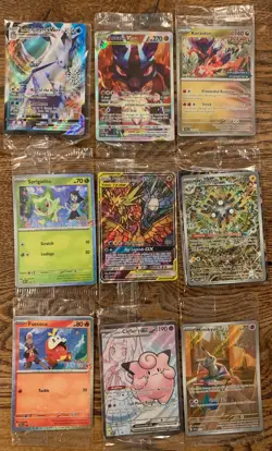 Big Pokemon Sealed Promo Cards!! 9 Sealed Cards Bundle - Image 1