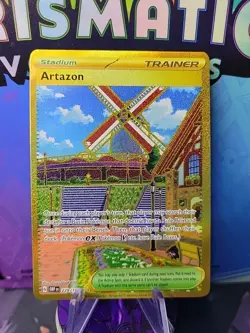 Pokemon TCG Artazon Hyper Rare Holo Card 229/197 Sv03: Obsidian Flames - Image 1