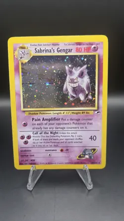 Sabrina's Gengar 14/132 — Excellent Condition — Gym Heroes Vintage Pokemon Card - Image 1