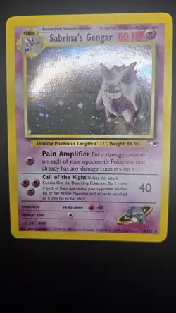 Sabrina's Gengar 14/132 — Excellent Condition — Gym Heroes Vintage Pokemon Card - Image 2