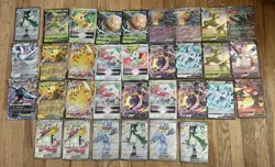 Pokemon 33 Card Jumbo Lot Ft. Charizard Pikachu Lugia And More - Image 1