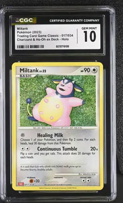 Miltank Charizard & Ho-Oh Ex Deck Trading Card Game Classic 017/034 CGC 10 - Image 1