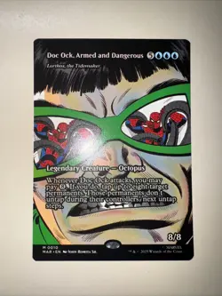 Doc Ock, Armed and Dangerous Borderless MTG MAR Spider-Man M 0010 - Image 1