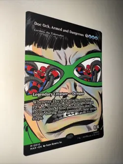 Doc Ock, Armed and Dangerous Borderless MTG MAR Spider-Man M 0010 - Image 2