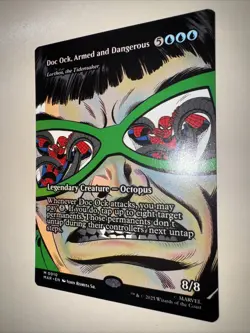 Doc Ock, Armed and Dangerous Borderless MTG MAR Spider-Man M 0010 - Image 3