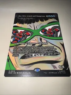 Doc Ock, Armed and Dangerous Borderless MTG MAR Spider-Man M 0010 - Image 4