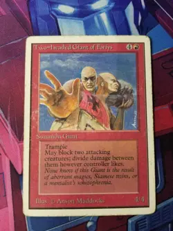 Two-Headed Giant of Foriys (Unlimited) MP vintage MTG - Image 1