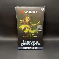 Murders at Karlov Manor Commander Deck - Deadly Disguise MTG Brand New Sealed - Image 1