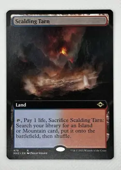 Scalding Tarn (Extended Art) Modern Horizons 2 Regular NM-mint Never Played - Image 1
