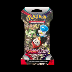 Pokemon TCG Scarlet & Violet Base Sleeved Booster Pack Factory Sealed Random Art - Image 1