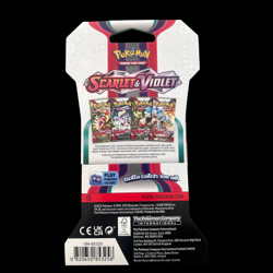 Pokemon TCG Scarlet & Violet Base Sleeved Booster Pack Factory Sealed Random Art - Image 3