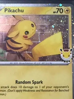 Pikachu 051 /162 Stamped 2026 Pokemon Day 30 Promo TCG With Coin - Image 2