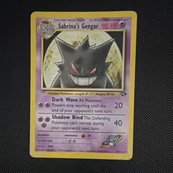 Pokemon Sabrina's Gengar Gym Challenge 29/132 HP - Image 1