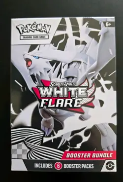 Pokemon TCG: Scarlet & Violet-White Flare Booster Bundle (6 Packs) NEW SEALED - Image 1