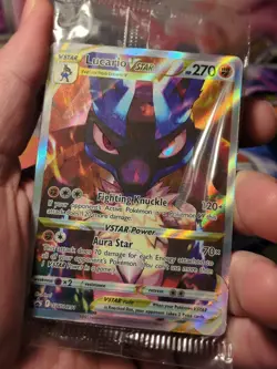 Pokemon Lucario VSTAR SWSH291 Black Star Promo SEALED Alt Art Crown Zenith 2023 - Image 3