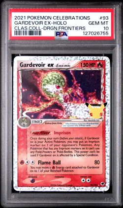 PSA 10 Gardevoir ex 93/101 Pokemon SWSH Celebrations Classic Collection 2021 - Image 1