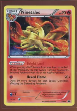 Ninetales Holo Black Star Promo LP/Pl BW66 Black & White Pokemon - Image 1