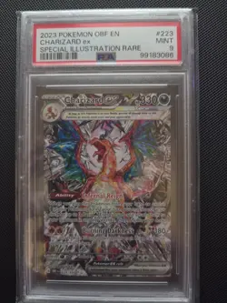 Pokemon SV Scarlet Violet Obsidian Flames SIR Charizard ex 223/197 PSA 9 - Image 1