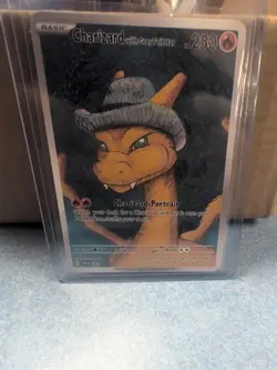 2023 Pokemon Charizard with Grey Felt Hat SVP EN 085 Van Gogh LP Excellent - Image 1