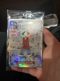 Monkey.D.Luffy (College Basketball US Voyage) P-055 One Piece Promotion SEALED - Image 1