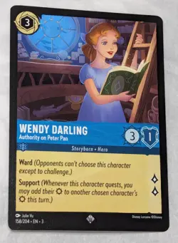 Wendy Darling - 158/204 - Super Rare - Into the Inklands - Disney Lorcana - Image 1