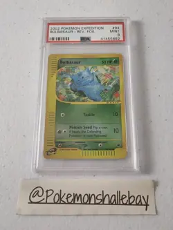 Bulbasaur 94/165 - Expedition Set *PSA 9 - MINT* Reverse Holo Pokemon Card - Image 1