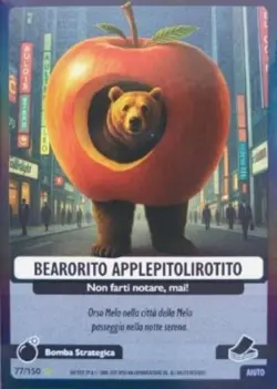RARA CARD SKIFIDOL ITALIAN BRAINROT UNIVERSO PSICHEDELICO 2025 77/150 Bearorito - Image 1