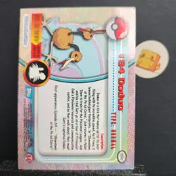 DODUO #84 MP TOPPS TRADING CARDS SERIES 2 - Image 2