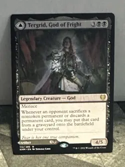 MTG Magic the Gathering Tergrid, God of Fright (112/551) Kaldheim NM LC1 - Image 1