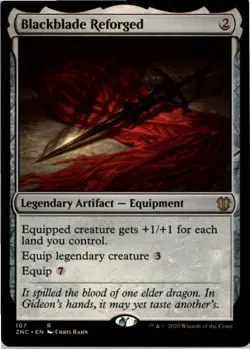 Blackblade Reforged R Commander: Zendikar Rising 107 NM MTG x1 - Image 1