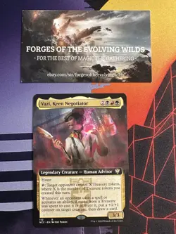 Vazi, Keen Negotiator Extended Art - NCC Streets of New Capenna - Image 1