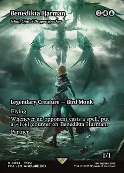 Benedikta Harman - Ishai, Ojutai Dragonspeaker MTG Final Fantasy 1x NM - Image 1
