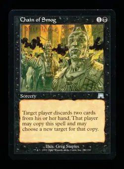 * * 1x Chain of Smog x1 * * Onslaught MTG Close to NM Near Mint - Image 1