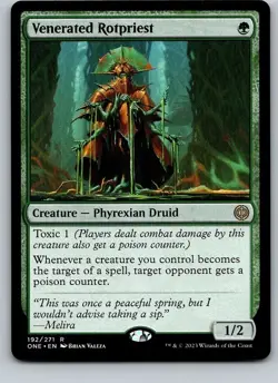 Venerated Rotpriest* | Phyrexia: All Will Be One ONE 192 | NM | MTG - Image 1