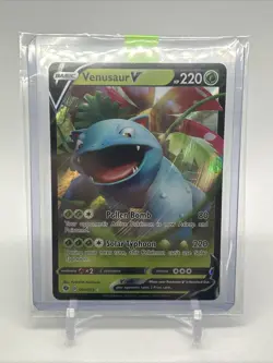 Pokemon TCG Venusaur V 001/073 Champion's Path Sword & Shield Holo Rare NM - Image 5