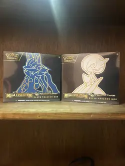 Pokemon Mega Evolution Pokemon Center Elite Trainer Box ETB Set of 2, READ DESC - Image 1