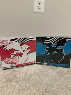 Pokemon TCG Black Bolt & White Flare Elite Trainer Box - Lot Of 2 - New Sealed - Image 1