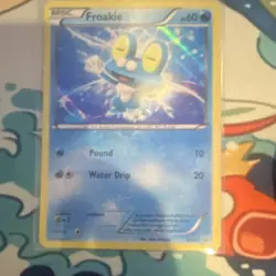 Pokemon TCG Froakie XY03 XY Reverse Holo Common Water Basic 60HP - Image 1