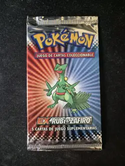 EX Rubino e Zaffiro (EX Rubi & Zafiro) Booster Pack Spagnolo Sceptile Pokemon - Image 1