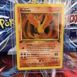 Pokemon TCG Moltres Fossil 1st Edition Non Holo - Image 2