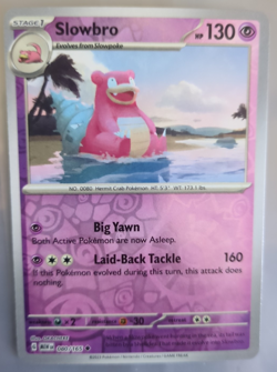 Pokemon TCG Slowbro SV03.5 151 080/165 Uncommon Reverse Holo Near Mint - Image 1