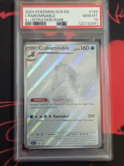 2025 POKEMON HOLIDAY CALANDER CRABOMINABLE 149/142 PSA 10 - Image 1